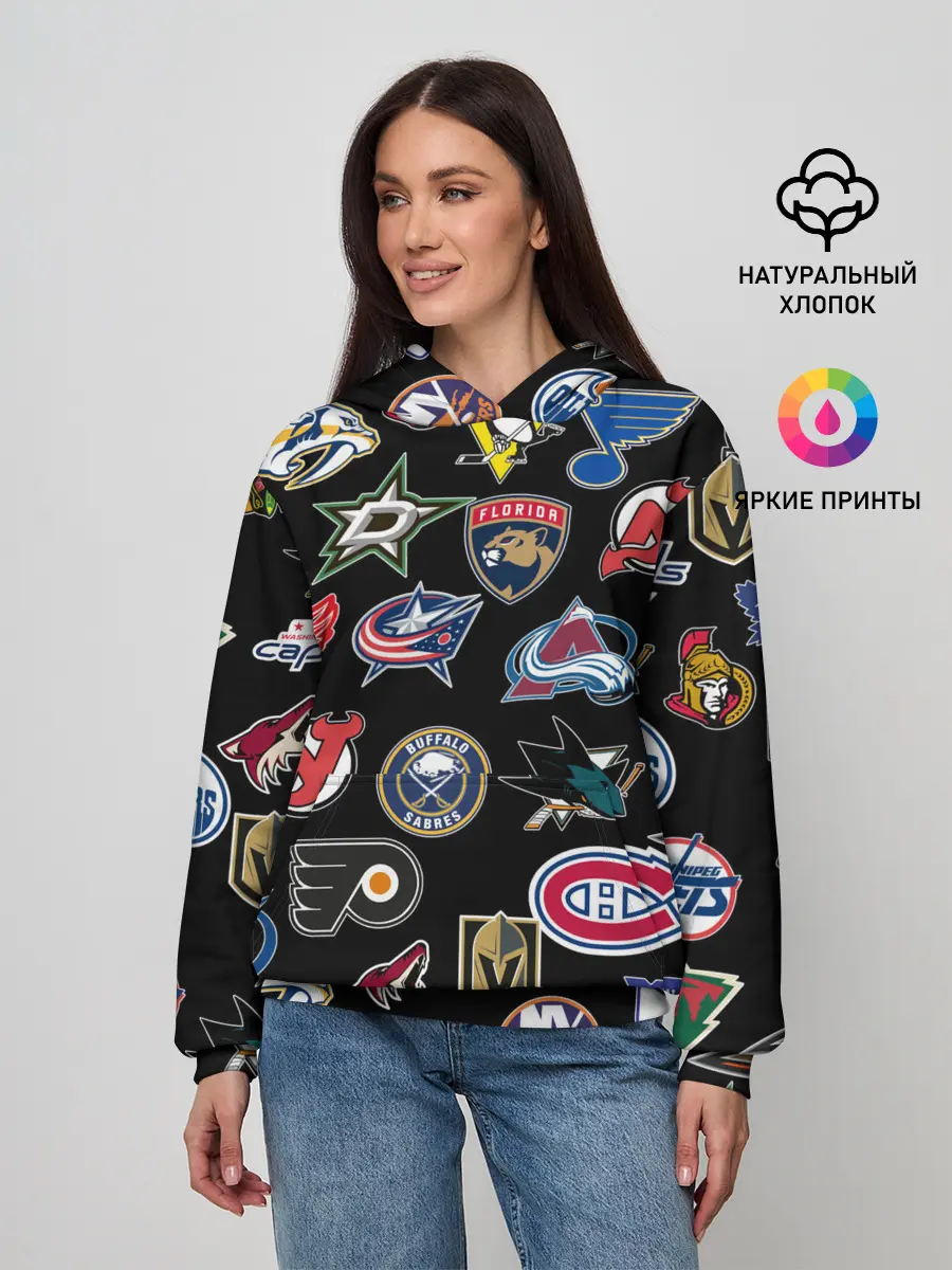 Женское худи / NBA PATTERN