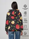 Женское худи / Яблочный узор