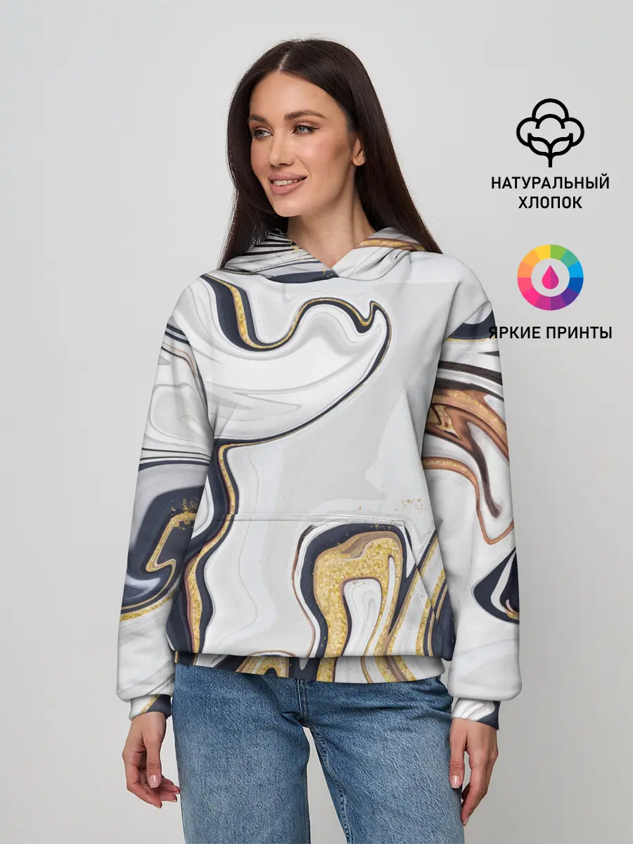 Женское худи / Абстракция