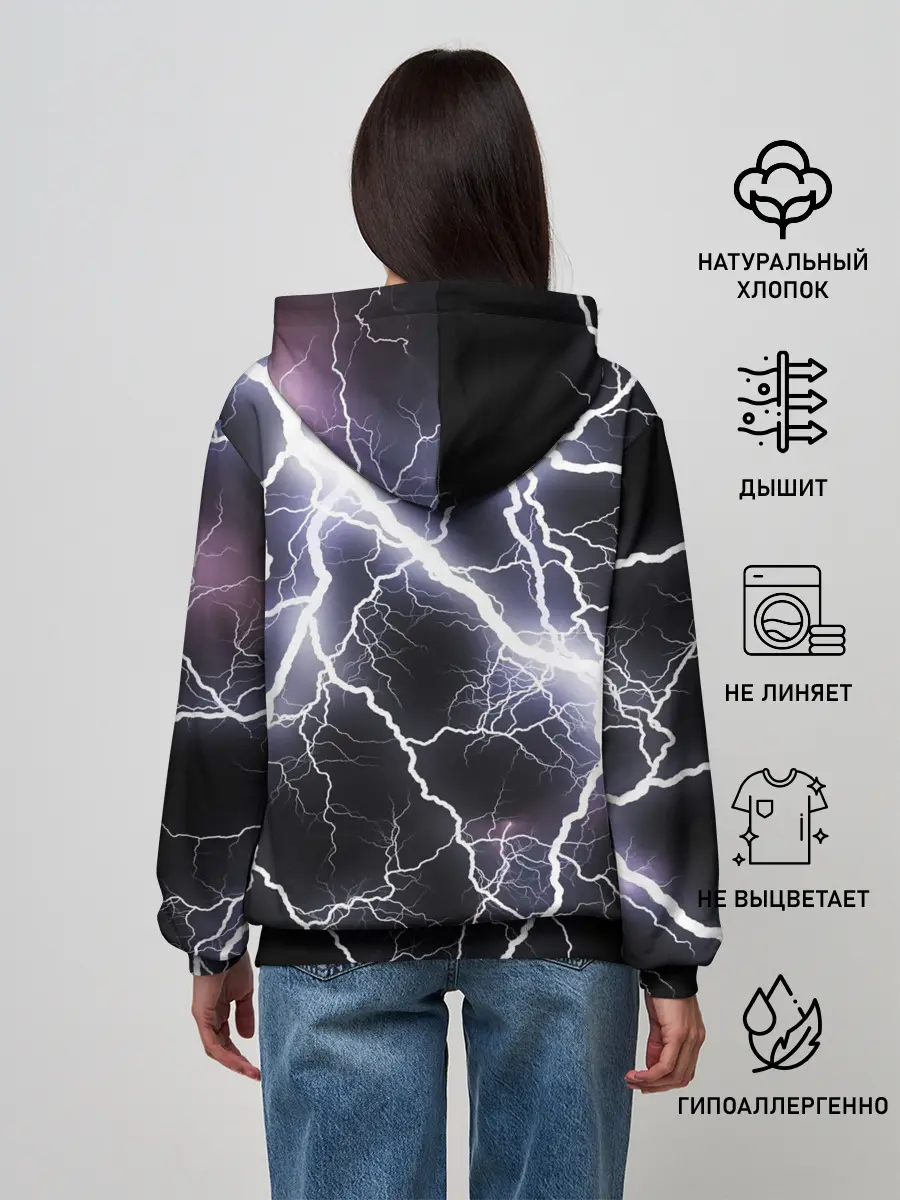 Женское худи / Молния
