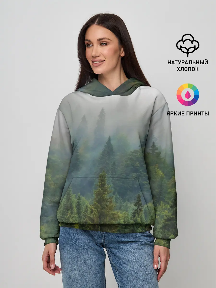 Женское худи / Лес