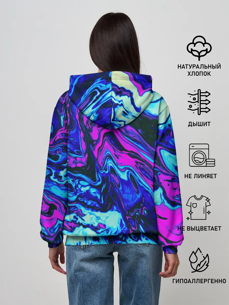 Женское худи / DIGITAL ABSTRACT