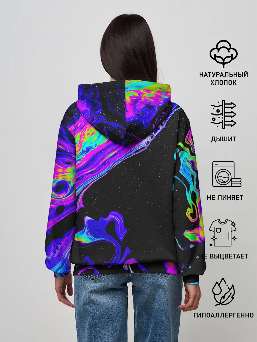 Женское худи / DIGITAL ABSTRACT