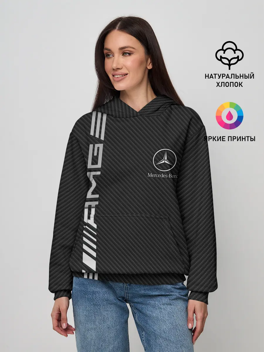 Женское худи / Mercedes Carbon