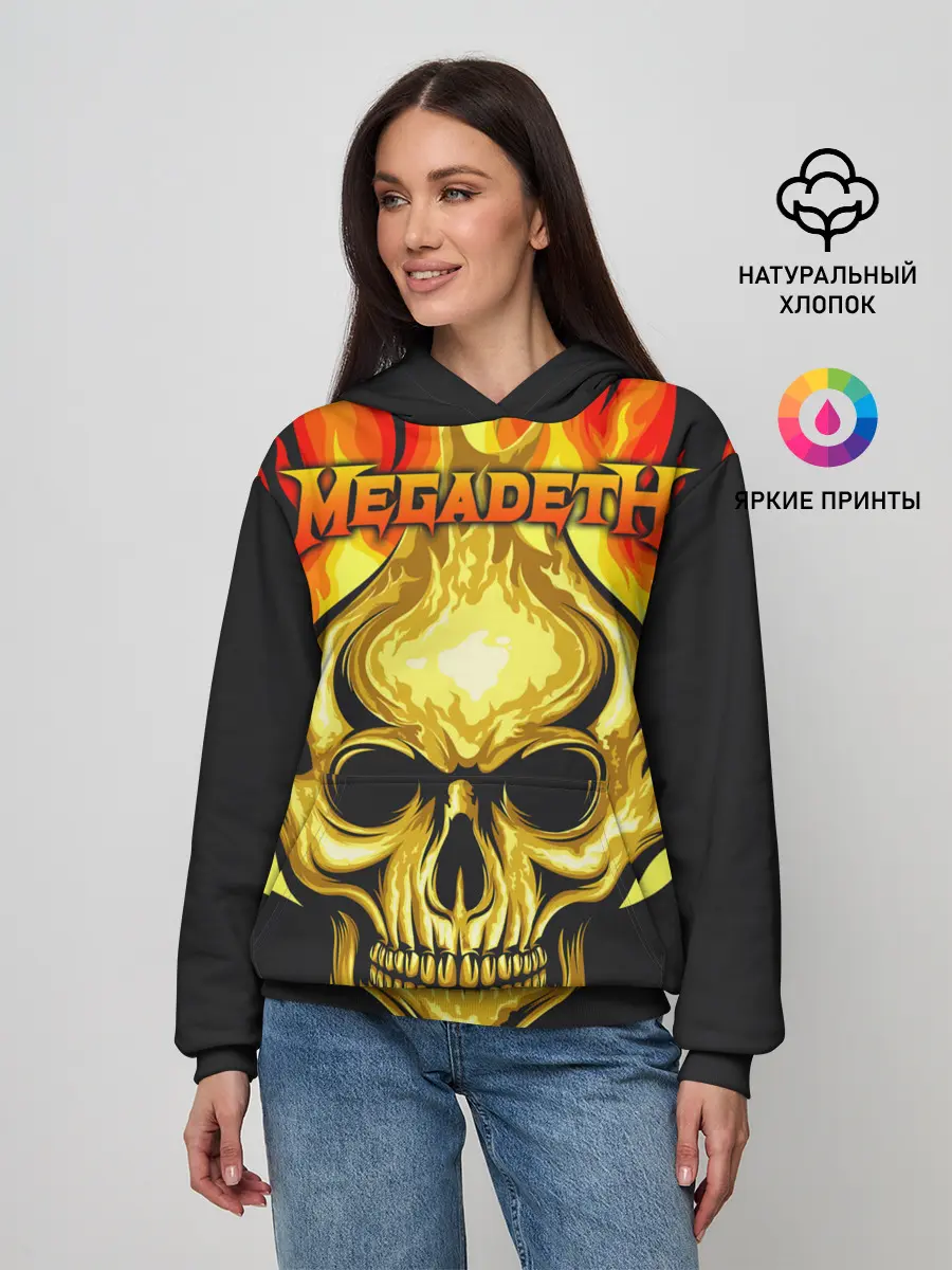 Женское худи / Megadeth