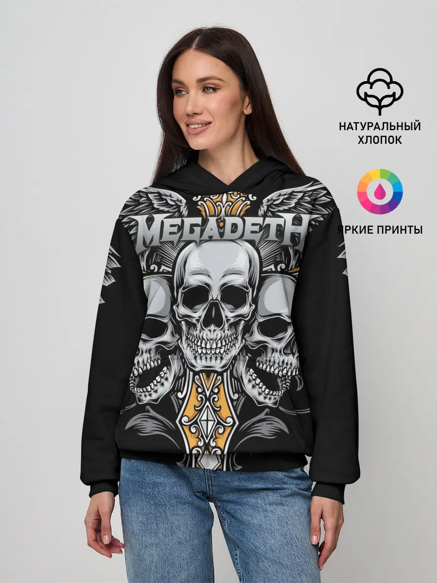 Женское худи / Megadeth