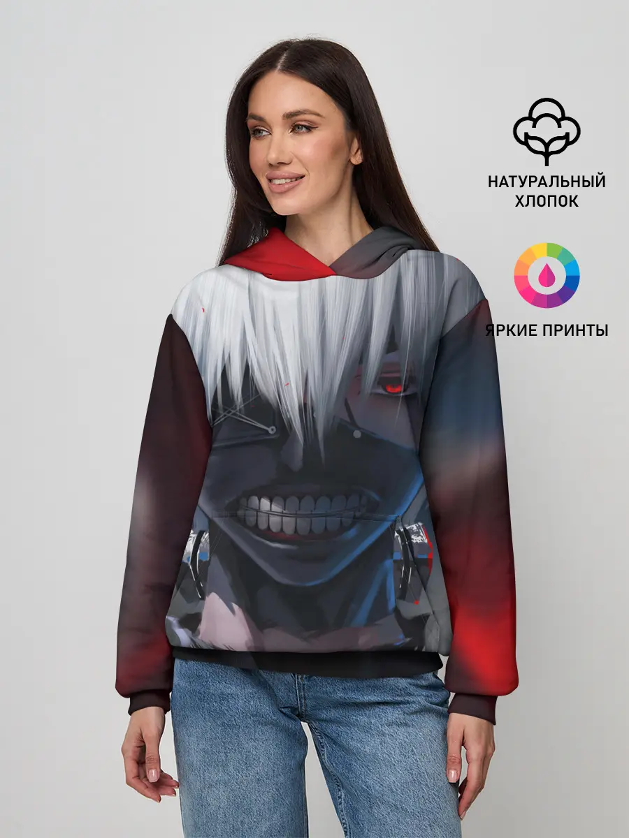 Женское худи / TOKYO GHOUL | ТОКИЙСКИЙ ГУЛЬ