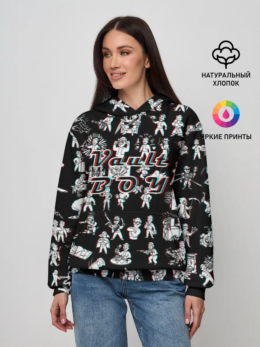 Женское худи / Vault Boy
