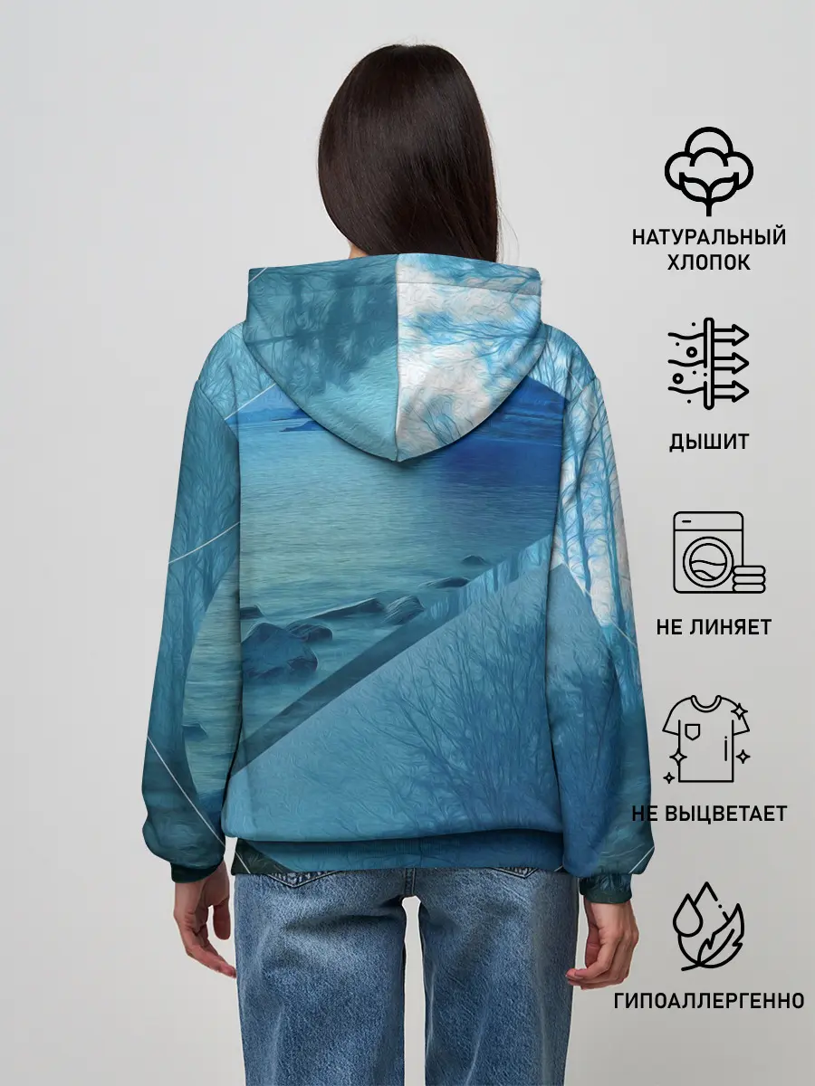 Женское худи / ОЗЕРО