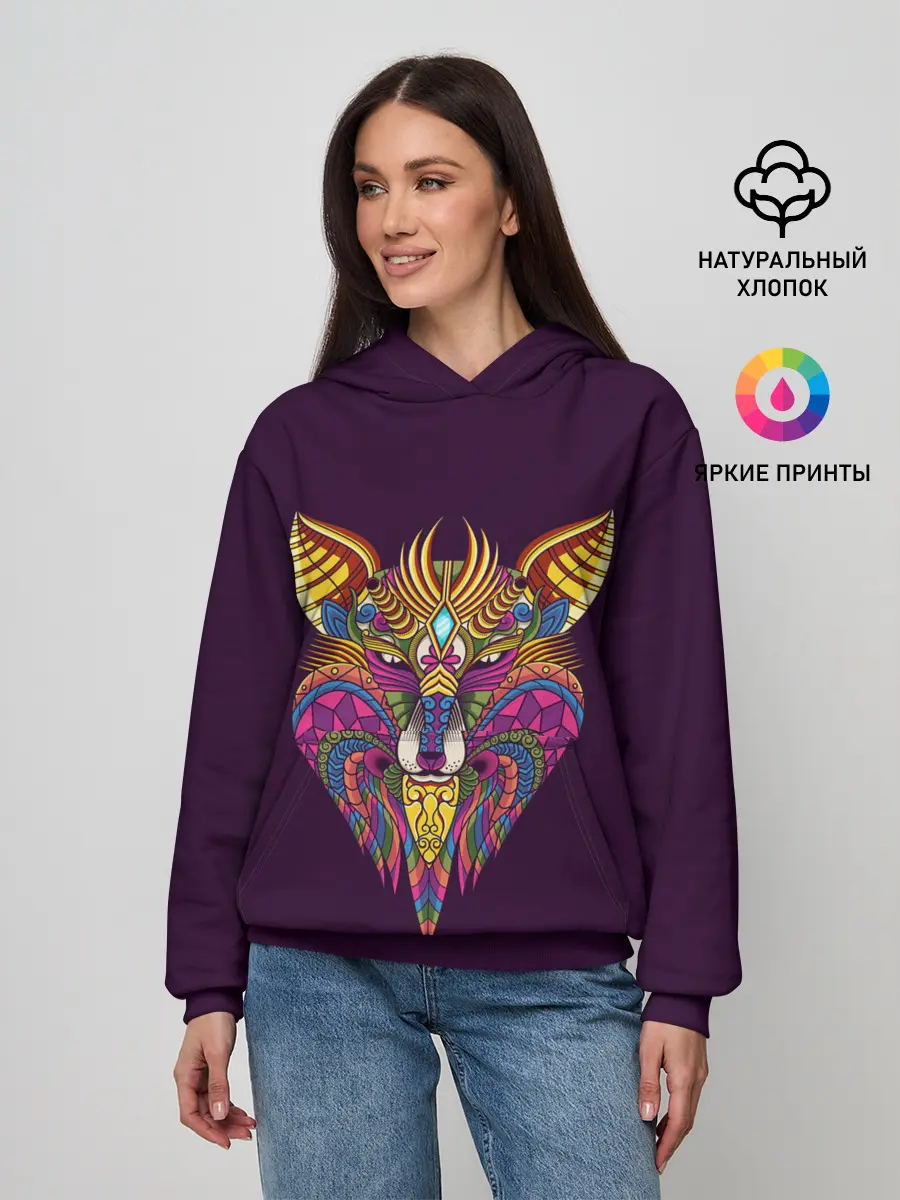 Женское худи / ВОЛШЕБНАЯ ЛИСА | MAGIC FOX