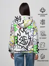 Женское худи / BILLIE EILISH GRAFFITI