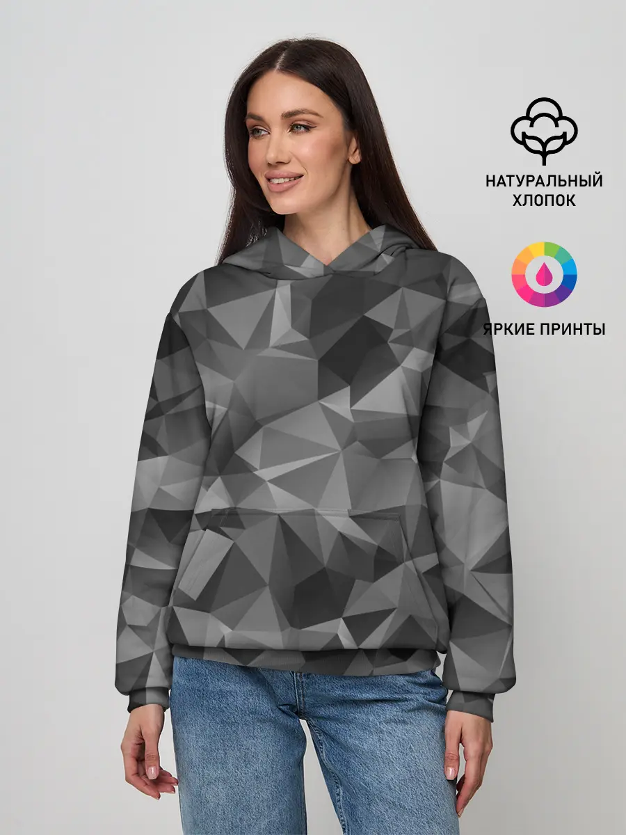 Женское худи / СОВРЕМЕННЫЙ КАМУФЛЯЖ