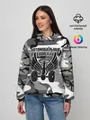 Женское худи / Автомобильные войска камуфляж