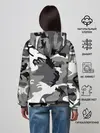 Женское худи / Автомобильные войска камуфляж