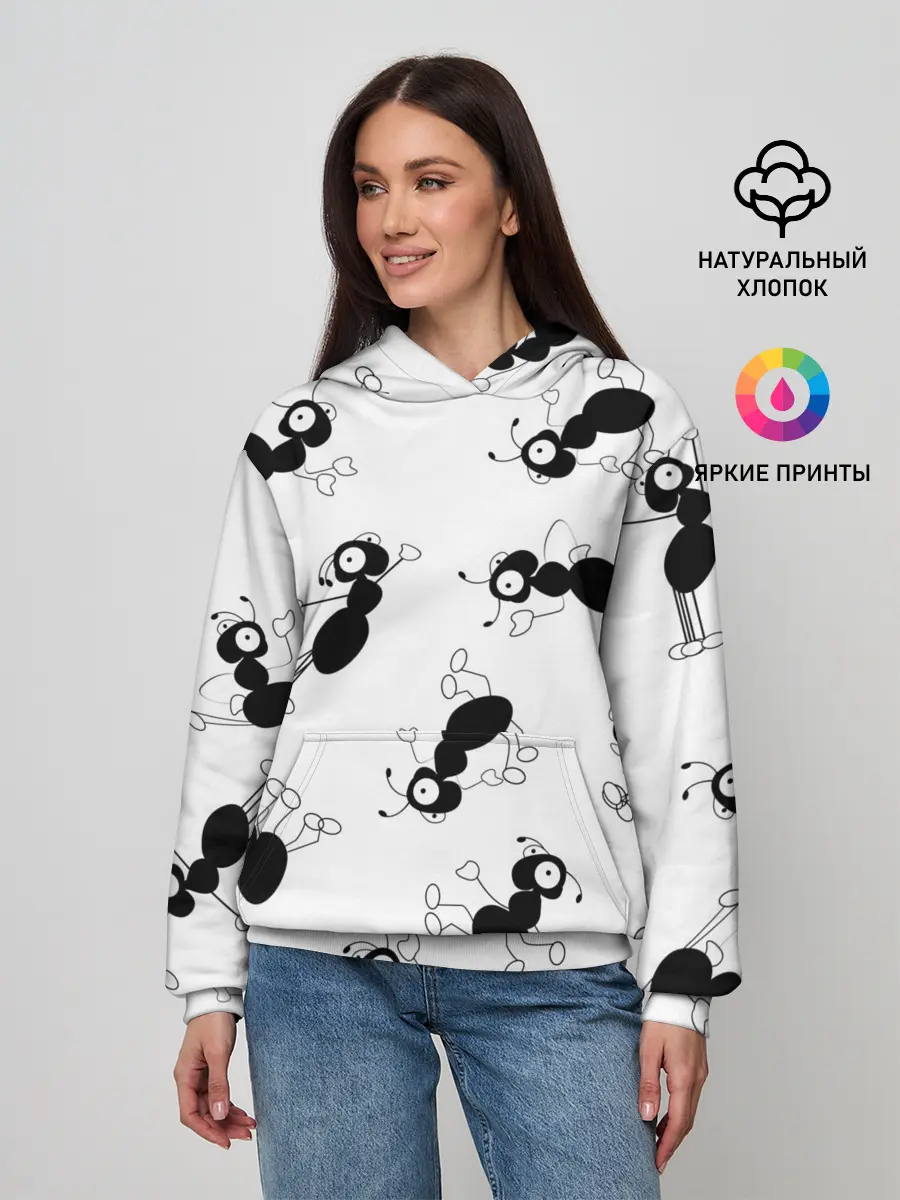 Женское худи / Муравьи