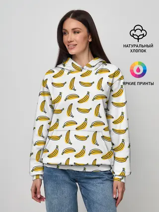 Женское худи / Бананы