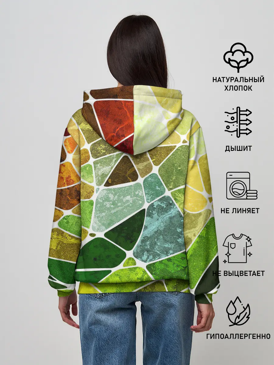 Женское худи / Мозаика