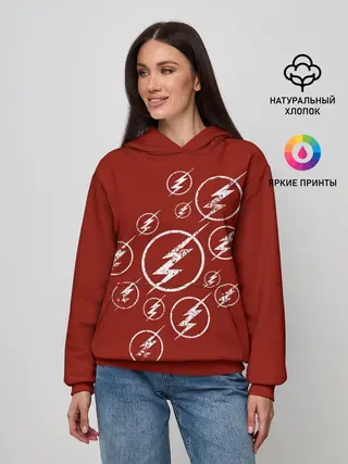 Женское худи / The Flash Logo