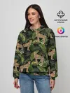 Женское худи / Леопарды на ветках