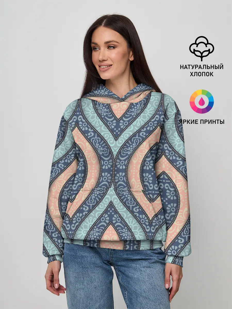 Женское худи / Восточный орнамент