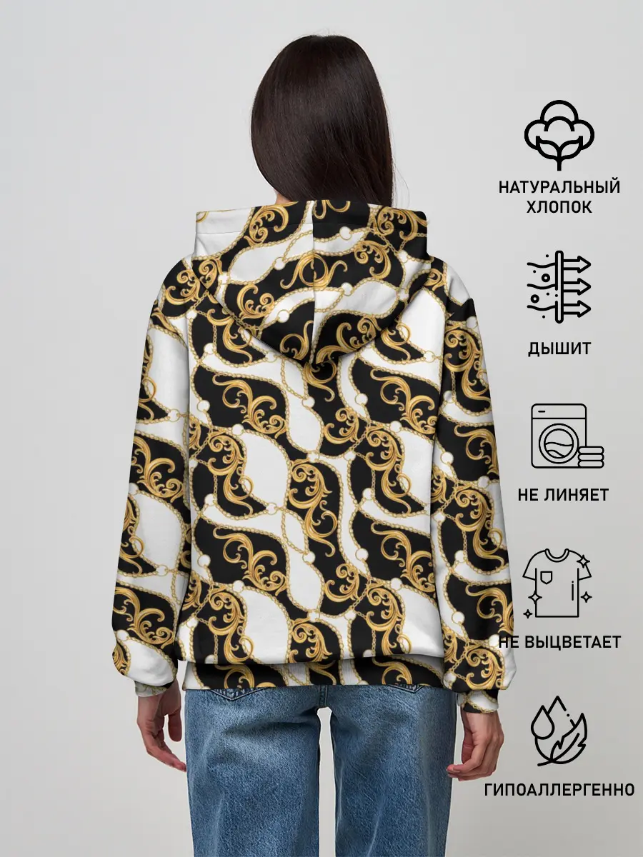 Женское худи / Волновая вьюга