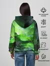 Женское худи / GREEN SPACE | ЗЕЛЁНЫЙ КОСМОС