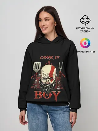 Женское худи / God of War. Cook it Boy