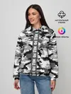 Женское худи / Камуфляж МВД Рф