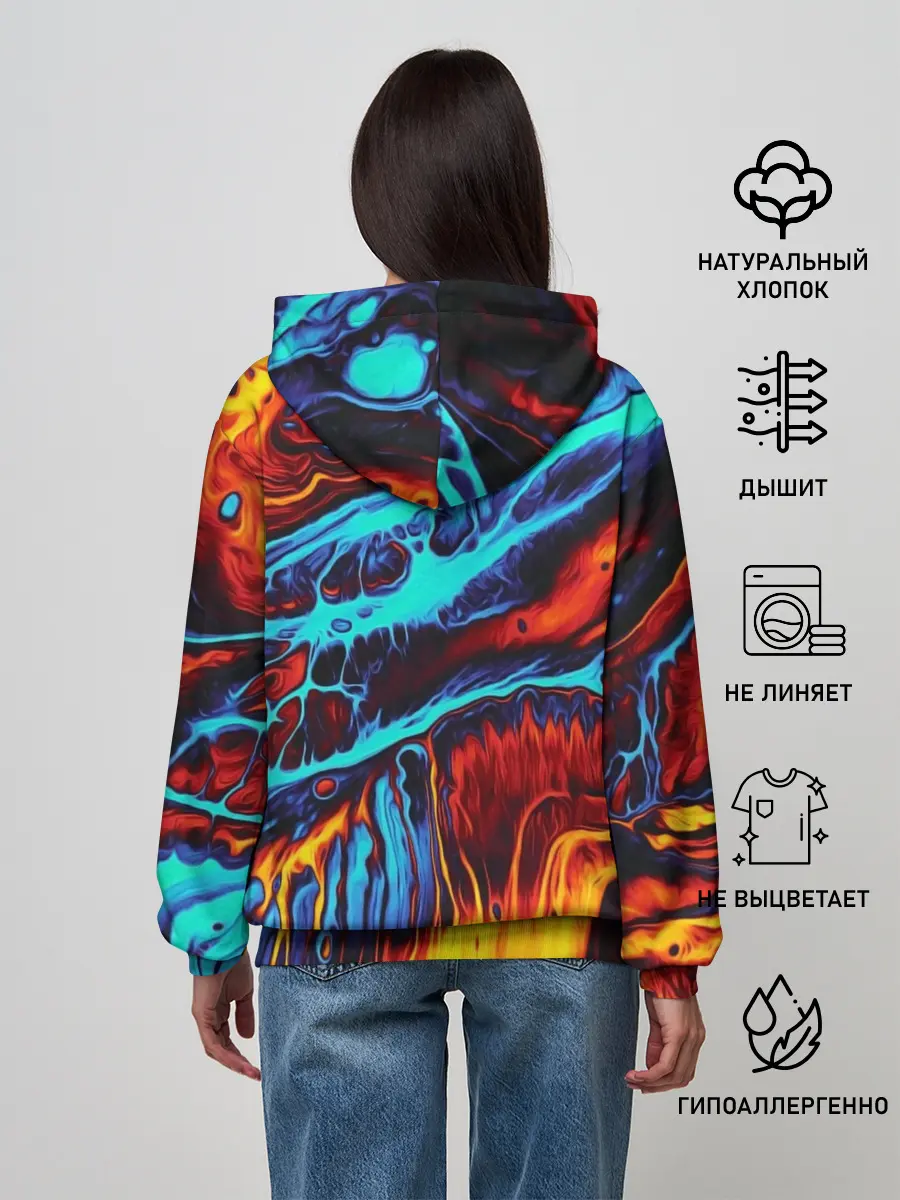 Женское худи / CS GO STRIPES FLAME | КС ГО ПЛАМЯ