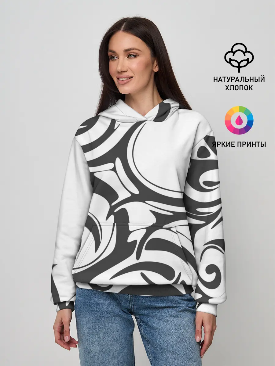 Женское худи / Узоры