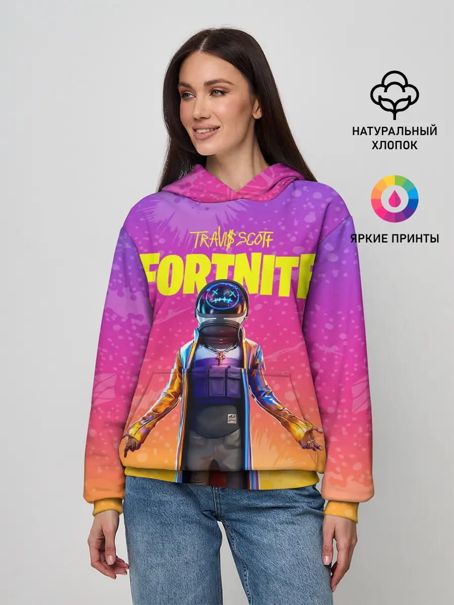 Женское худи / TRAVIS SCOTT+FORTNITE