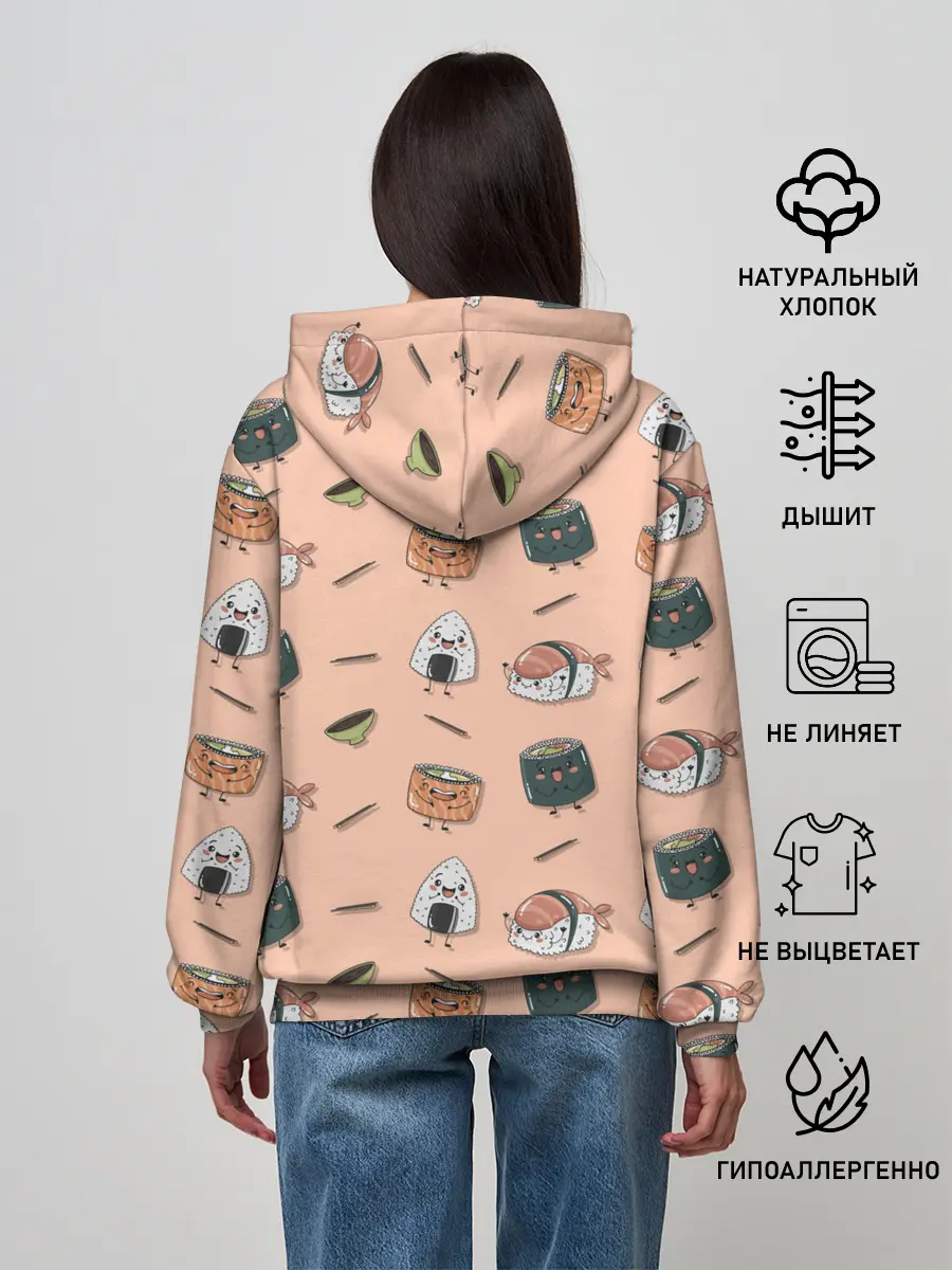 Женское худи / Суши