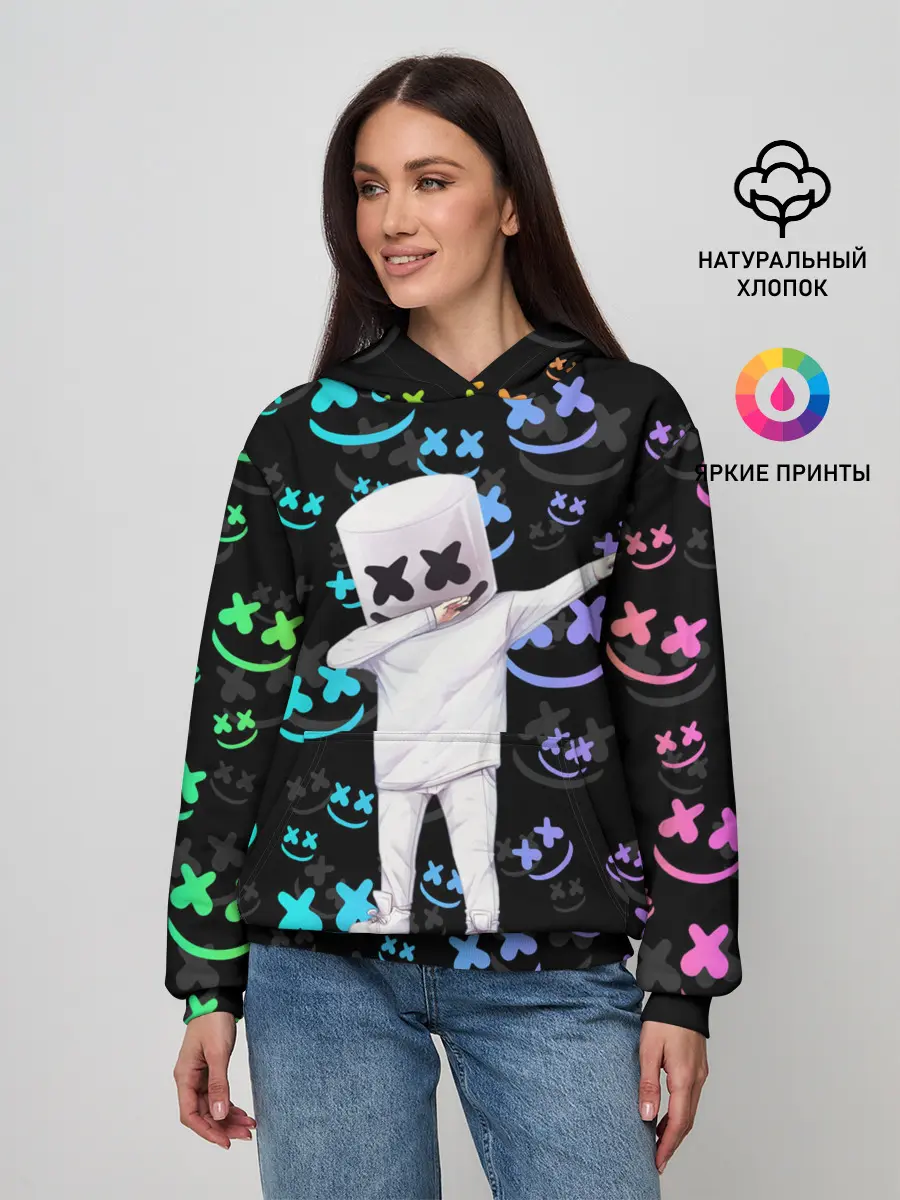 Женское худи / Marshmello