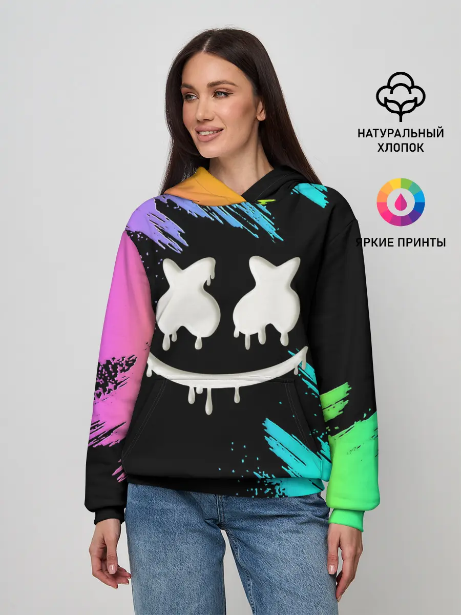 Женское худи / Marshmello