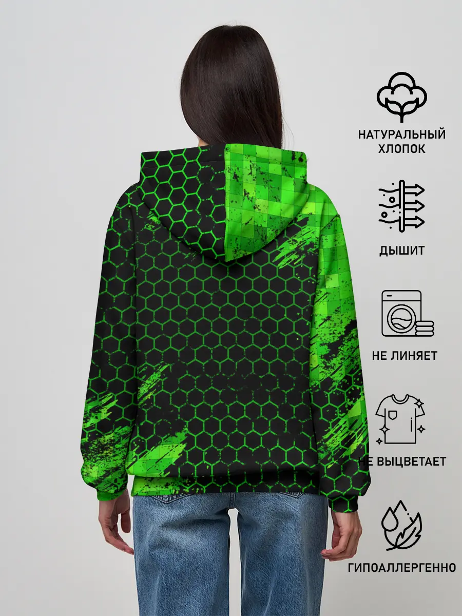 Женское худи / MINECRAFT CREEPER