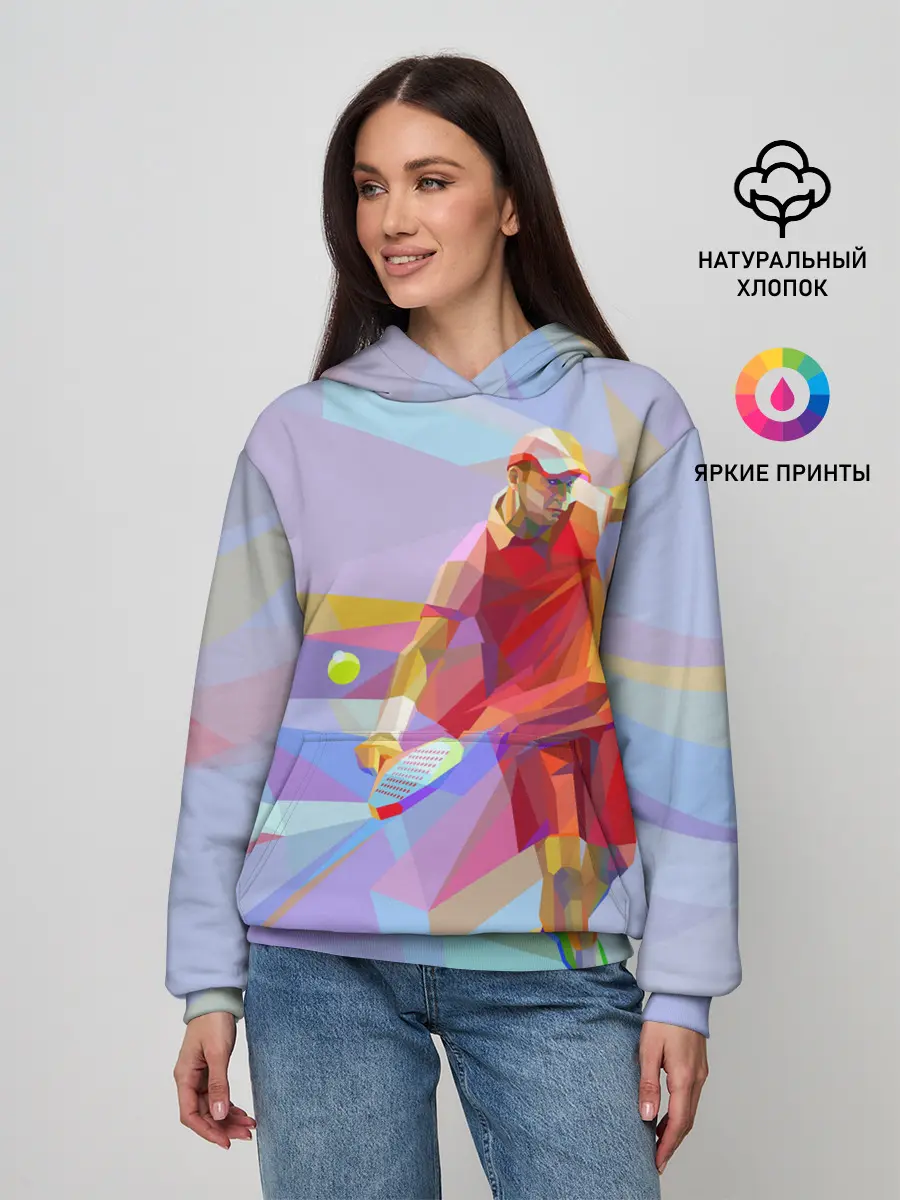 Женское худи / Абстракция
