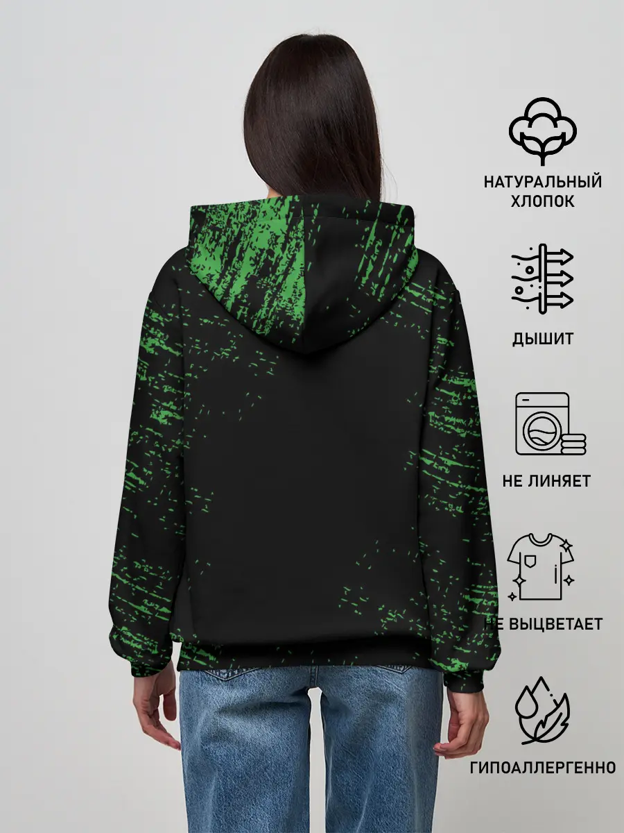 Женское худи / MINECRAFT CREEPER