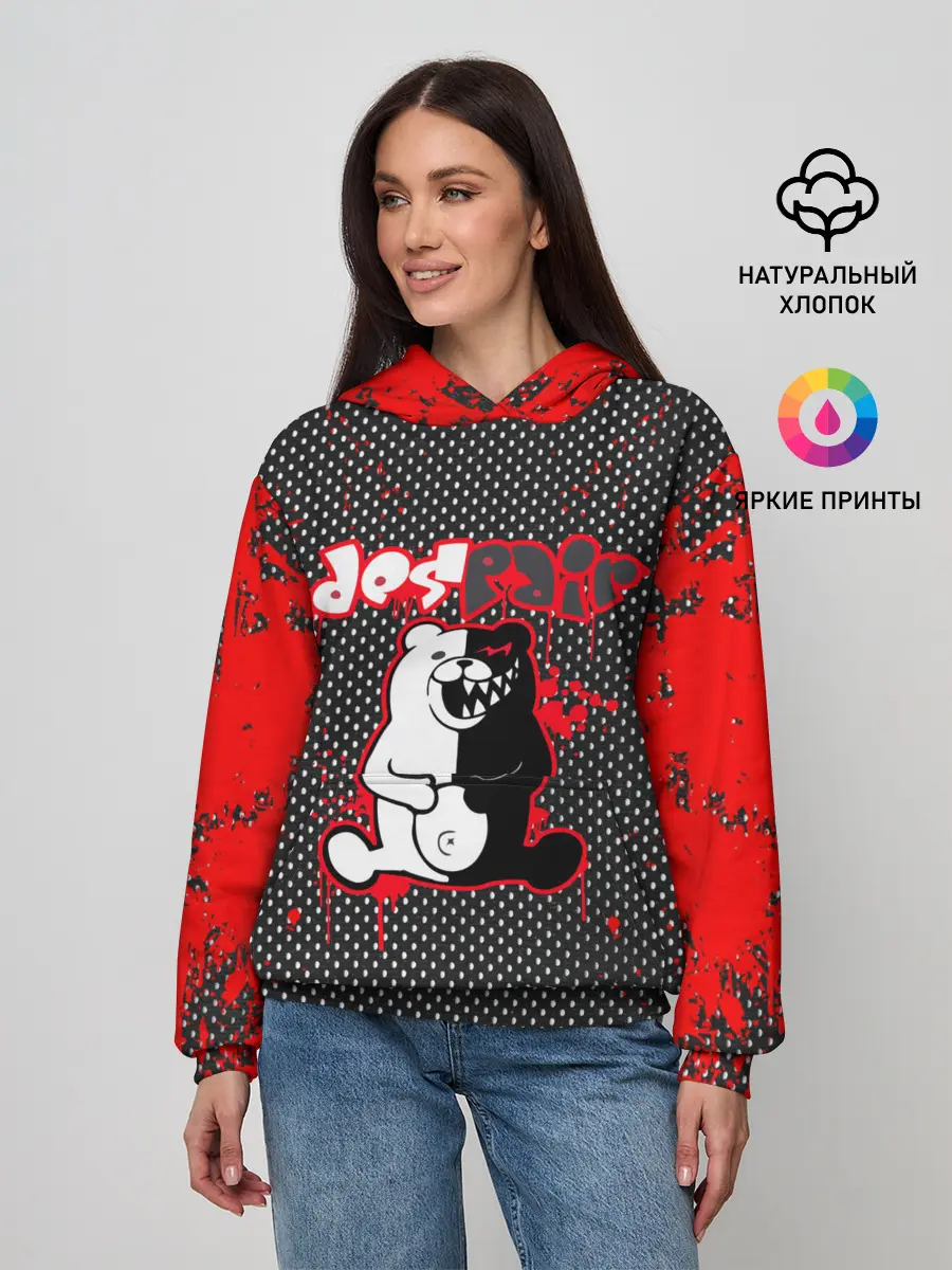 Женское худи / МЕДВЕДЬ МОНОКУМА