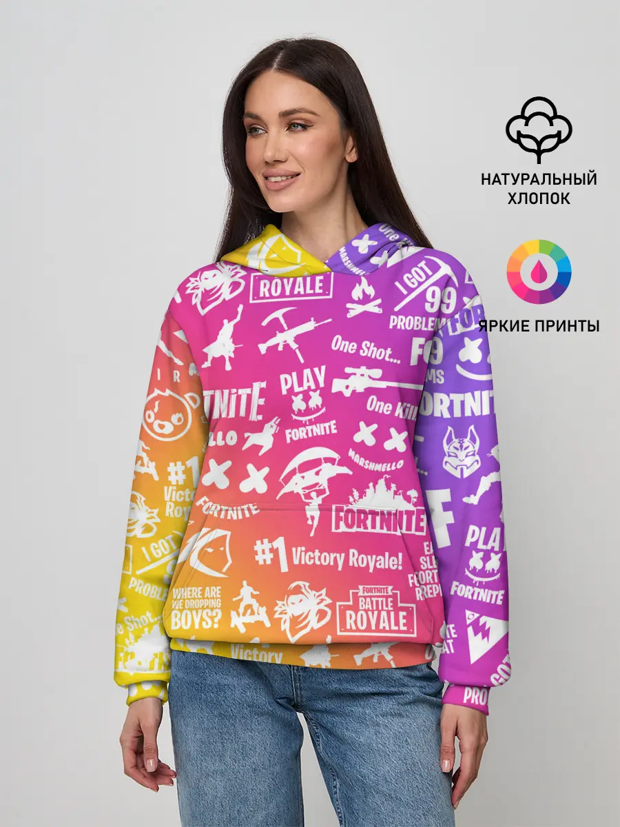 Женское худи / FORTNITE PARTY EVENT
