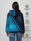 Женское худи / ABSTRACT BLUE