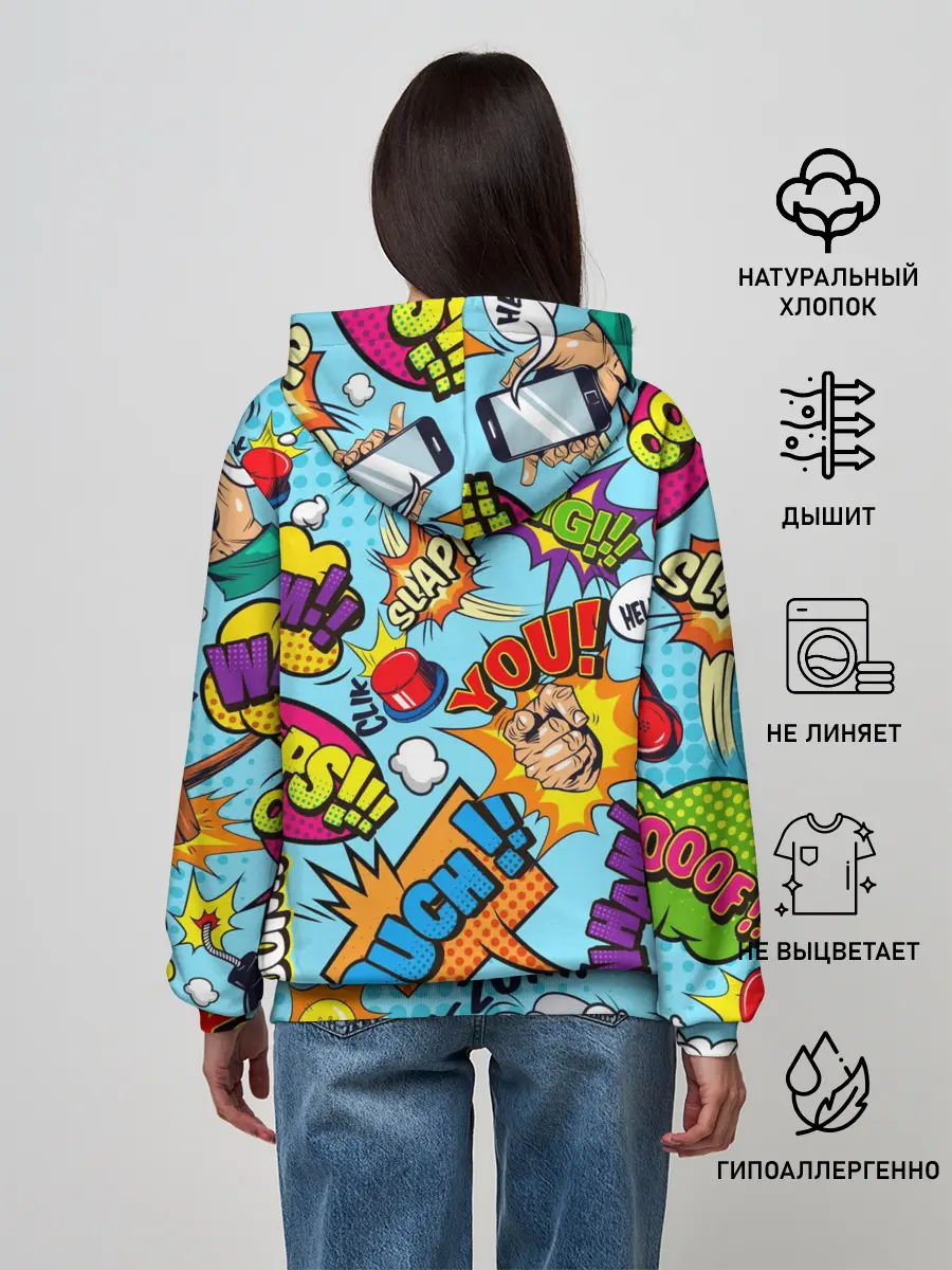 Женское худи / COMICS ART