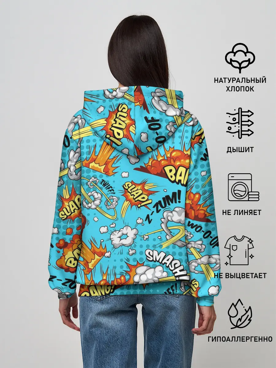 Женское худи / COMICS ART