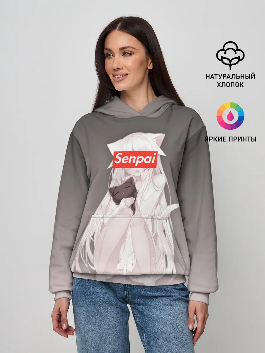 Женское худи / Senpai
