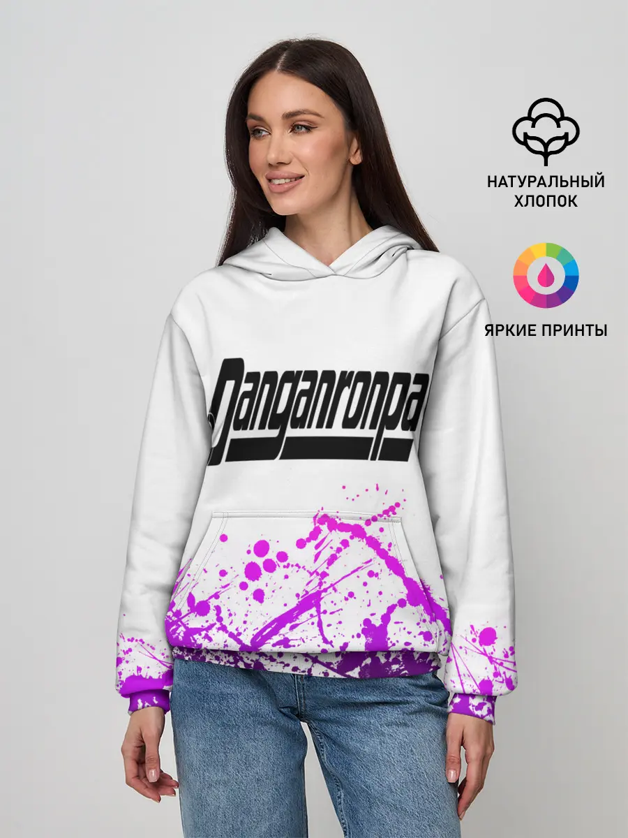 Женское худи / Danganronpa purple