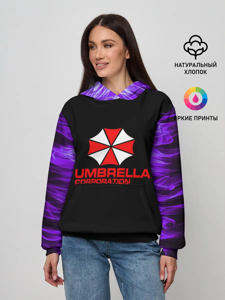 Женское худи / resident evil