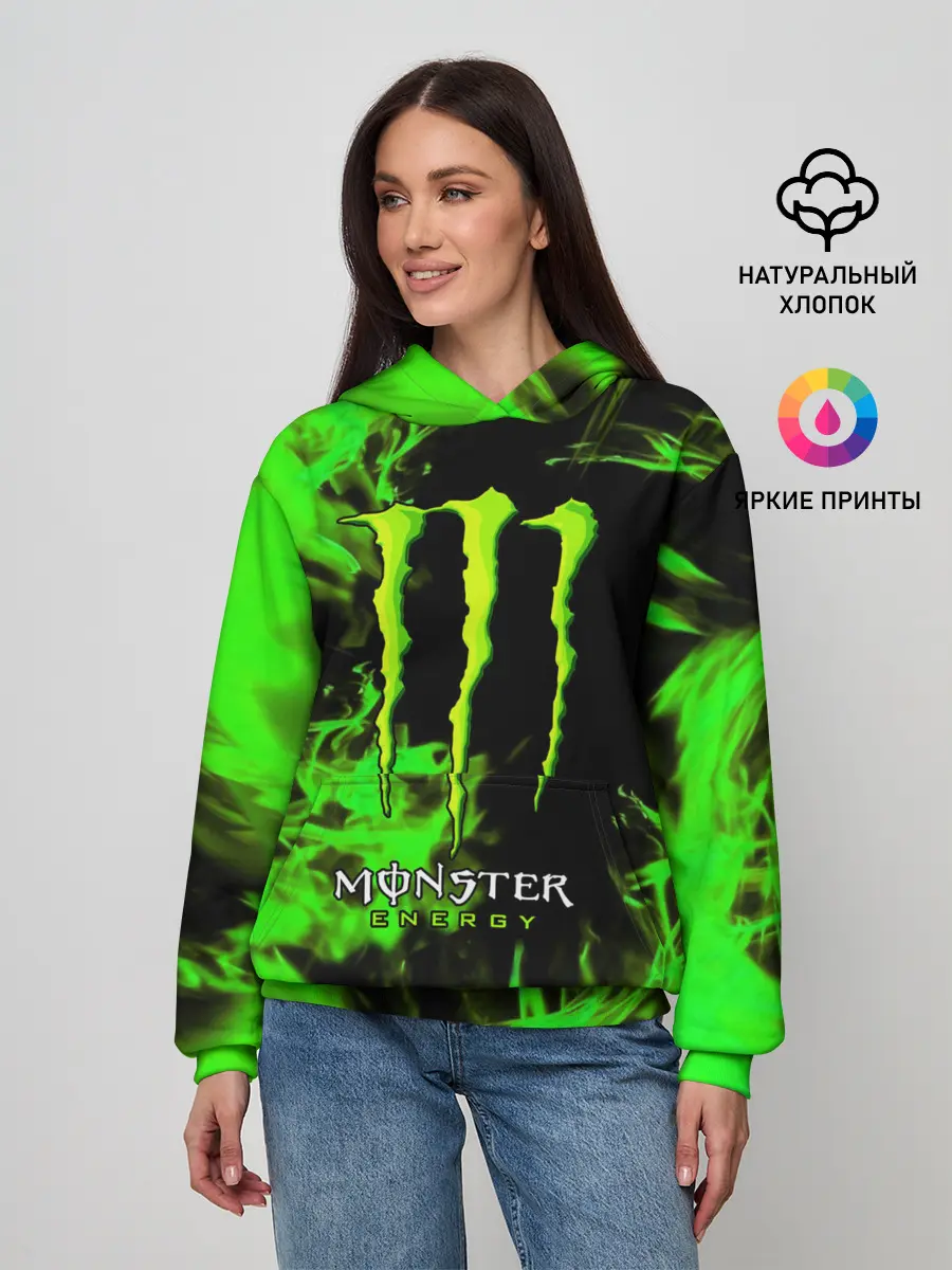 Женское худи / MONSTER ENERGY