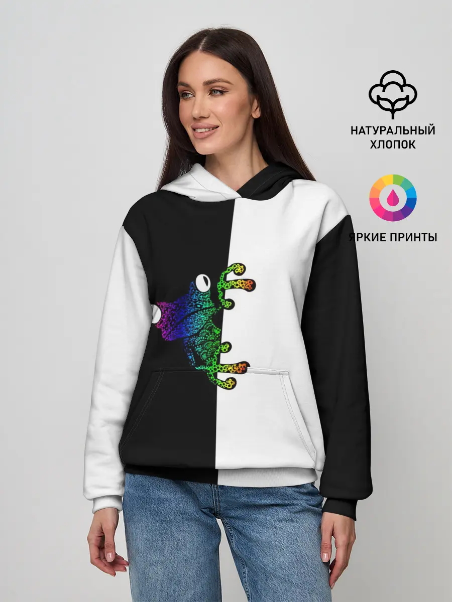 Женское худи / Лягуха