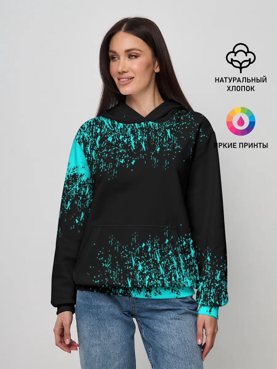 Женское худи / Краска