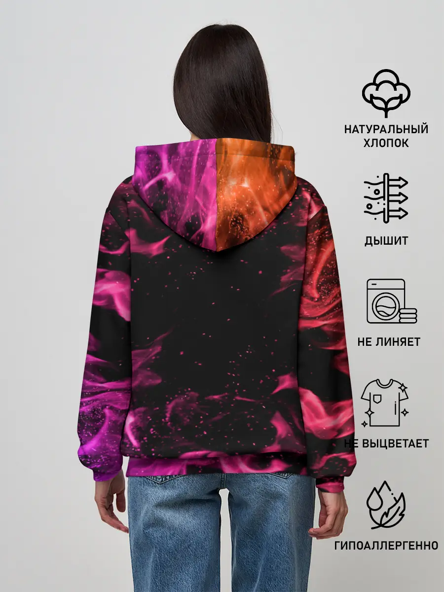 Женское худи / ОГОНЬ