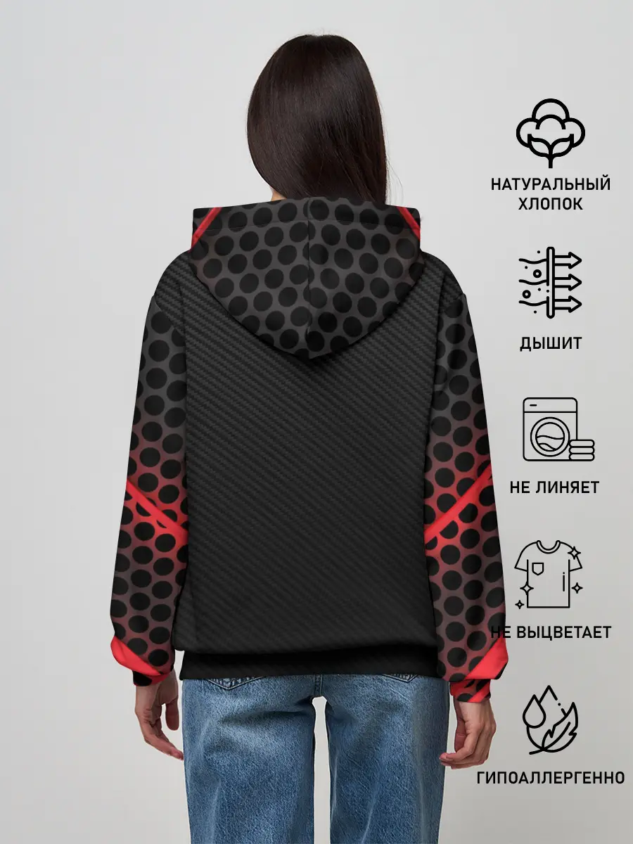 Женское худи / KAWASAKI | КАВАСАКИ